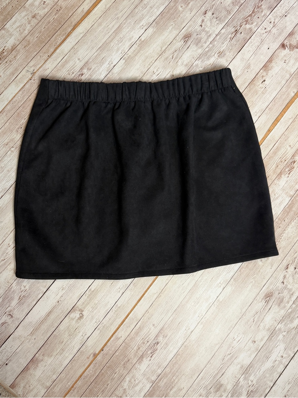 Black Lace-Up Mini Skirt - Picture 6 of 7